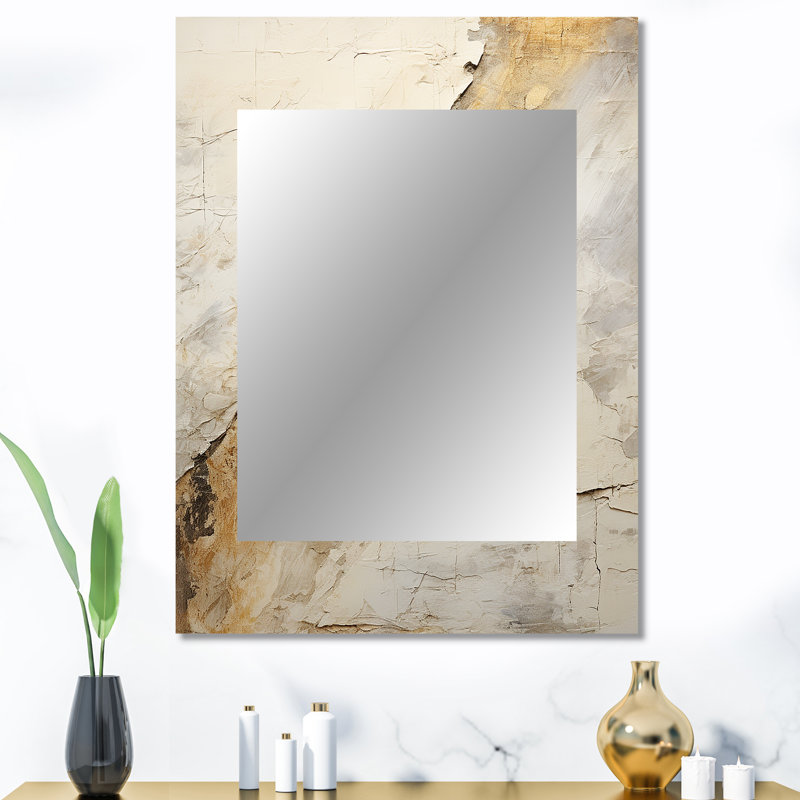 Earth Minimalist Fossils II - Abstract Collages, 40 po x 30 po