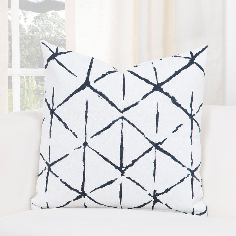 Geometric Throw Pillow, 16" x 16"