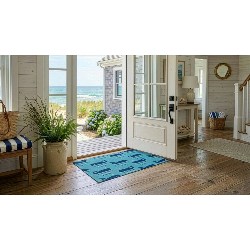 Tapis d'intérieur baleines 