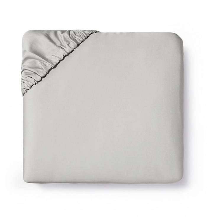 Fiona Sateen Fitted Sheet, King Fitted Sheet, Gray