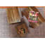 Ensemble 3 pièces de tabourets décoratifs en bois massif Buiron