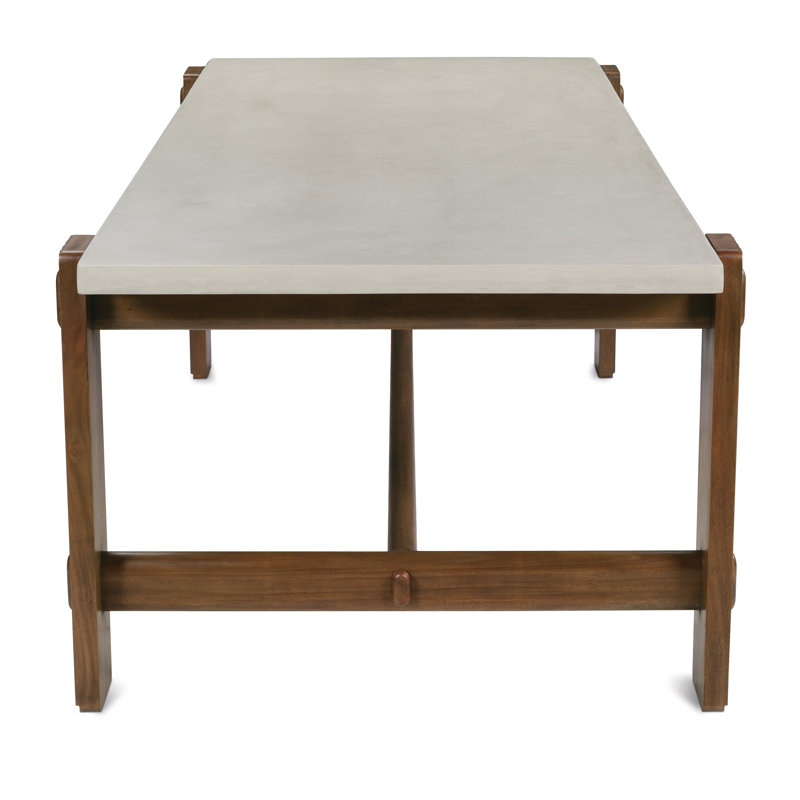 Kindred Dining Room Table, Medium Wood, Concrete