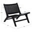 Chaise d'appoint en cuir Denman-858197322