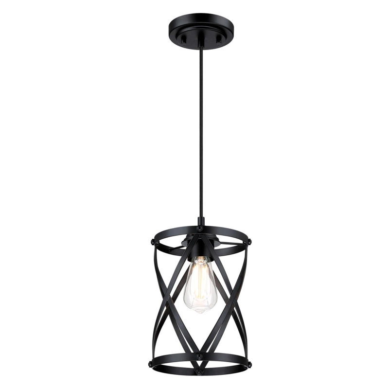 Gingerich 1 - Light Single Pendant, Matte Black