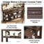 Console Hagberg 63 po avec 3 tiroirs en bois et tablette de rangement-1576080817