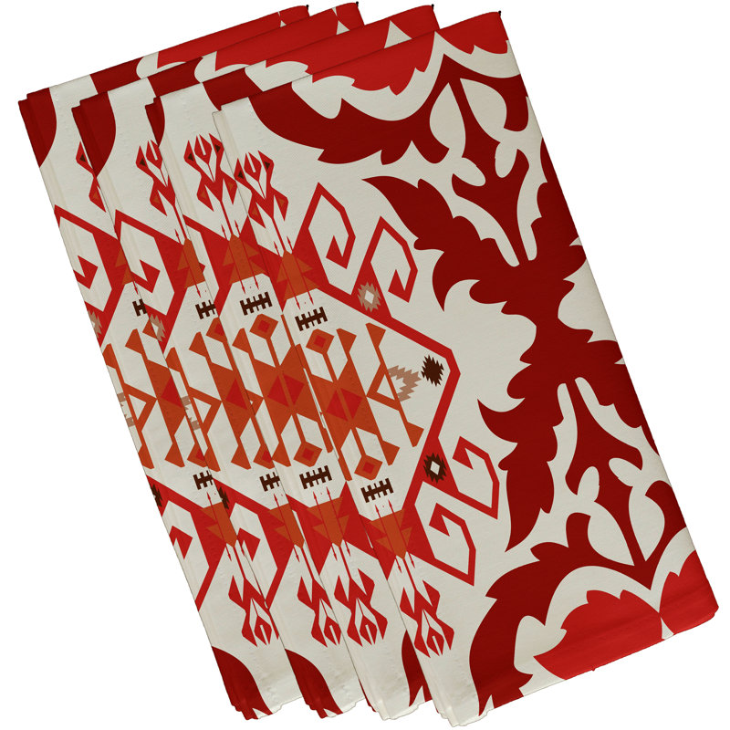 Serviette Senoia, Orange / rouille