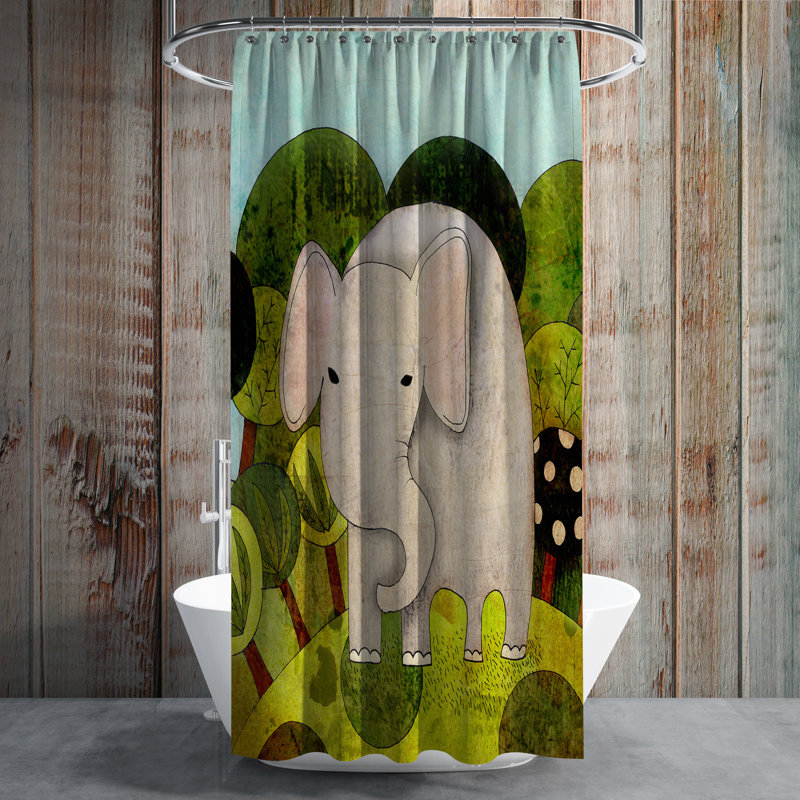 Shower Curtain, 74" H x 71" W