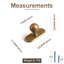 Traditional Mushroom Drawer Knob with Backplate-130732115