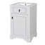 Meuble-lavabo de 20 pouces avec lavabo en céramique, porte à fermeture douce, tablette réglable et support de rangement fixé à la porte - idéal pour les petites salles de bain-178934648