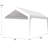 10X20ft Carport Replacement Cover Tarp - Waterproof & Guarded. Quality Material. 72 Elastic Cords. Reinforced Edge. Simple Install Convenient Storage. White. Versatile For Outdoor Equipment Shelter-124521282