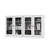100% Solid Wood 64" Sideboard with Clear Glass Doors and Adjustable Shelves-1026729202