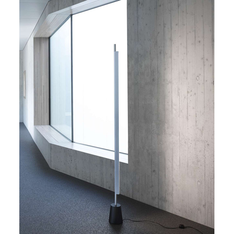 Compendium Floor Lamp, 3000K, Silver