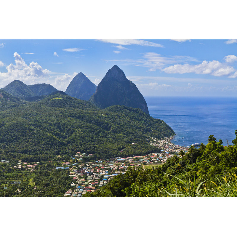 St Lucia, 51cm H x 76cm W