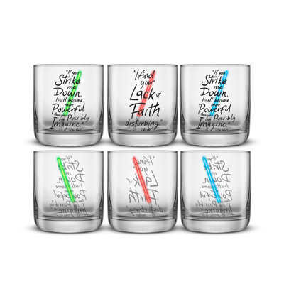 Verres à boire Star Wars Lightsaber Collection