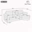 84.6" L-shaped Sofa Couch-1571523913