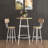 Bar Table, Equipped With 2 Bar Stools