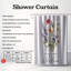 Rideau de douche 1 pièce Vibrant Bloom-4454442