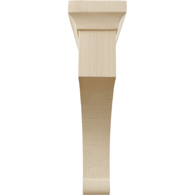Large Rubberwood Gomez Corbel Bracket, 10" Height