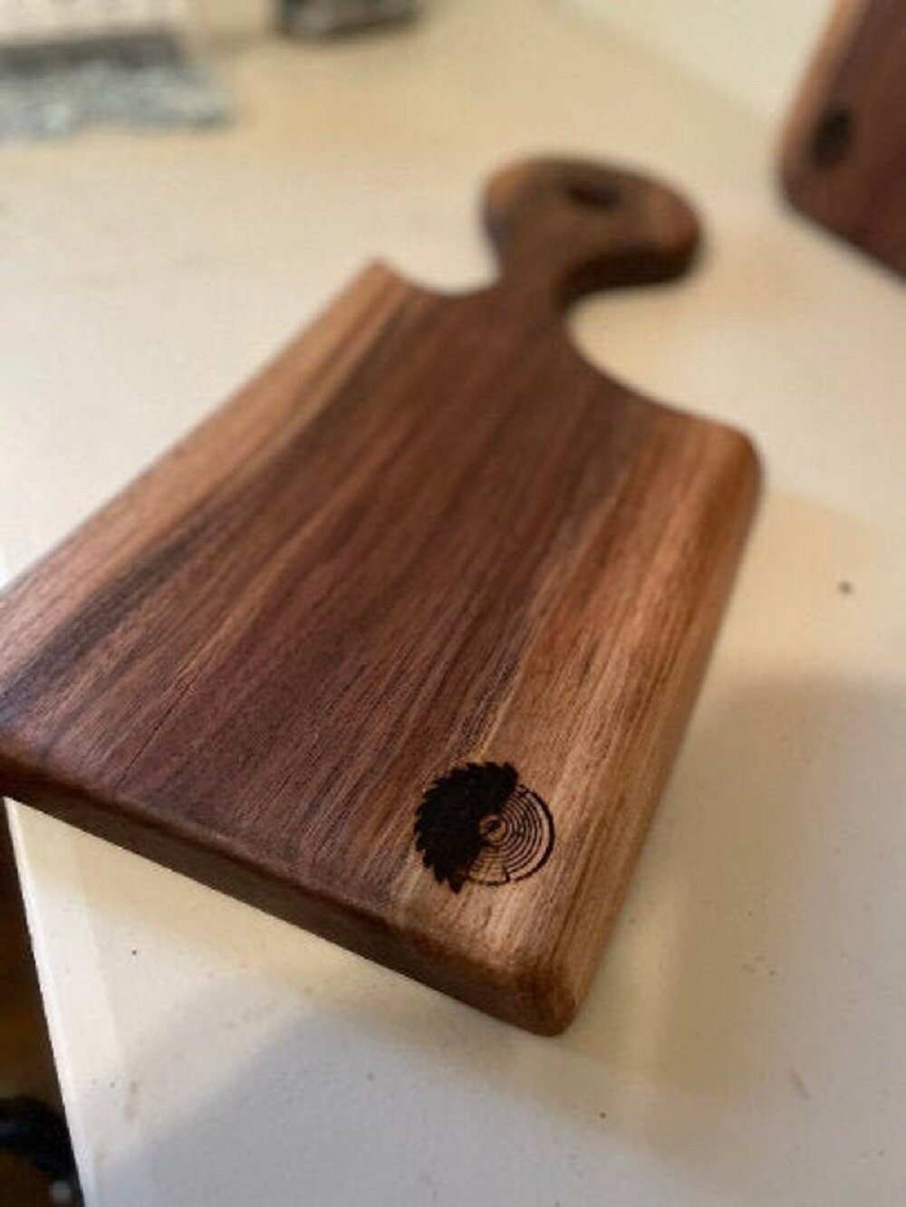 Black Walnut Wood Cutting Board organic Handmade Reversible