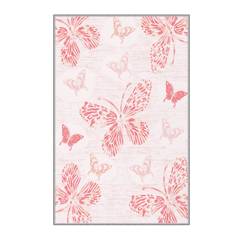 Antibacterial Woven Carpet (3D Digital Print) 4.0 x 5.9 Feet, 100% Polyester, Pile Height: 0.3 Inches | PVC Felt Dot Non-Slip Underside, Machine Washable, Perfect for Living Room & Bedroom Decor