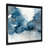 Impression noire sur toile encadrée sélectionné