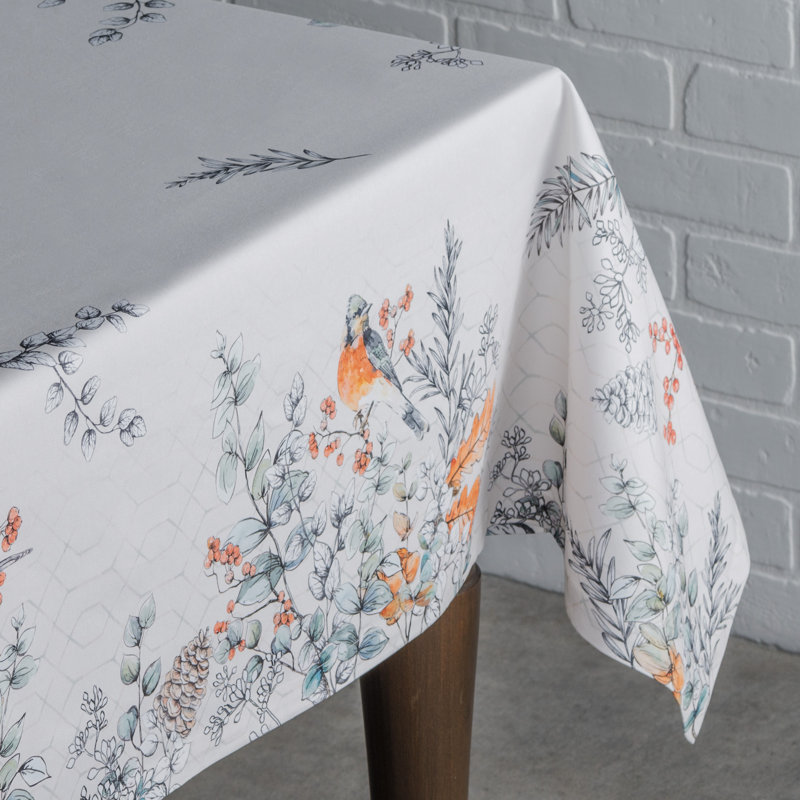 Floral 100% Cotton Tablecloth, 54" x 54", Floral 1