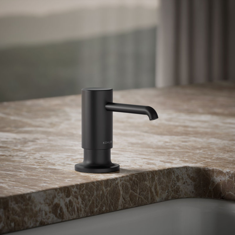 Purist Soap/Lotion Dispenser, Matte Black
