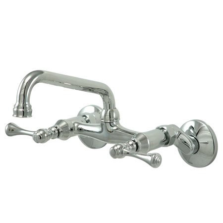 Accents Bridge Faucet, Polished Chrome