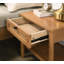 Ensemble de chambre à coucher 2 pièces en velours côtelé avec table de chevet et table de chevet-1992152179