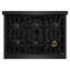 ZLINE 36" Classic Dual Fuel Black Stainless Convection Oven Range w/ 6 Brass Burners-207614597