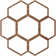 Florin Wood Fretwork Pierced Ceiling Medallion