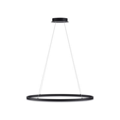Aavni 1 - Light Anthracite LED Crystal Pendant