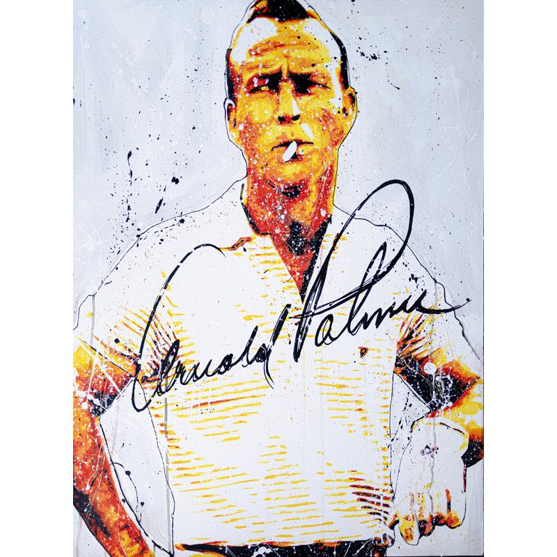 Impression sur toile tendue, "Arnold Palmer", H 24 po x l 20 po x P 1,5 po