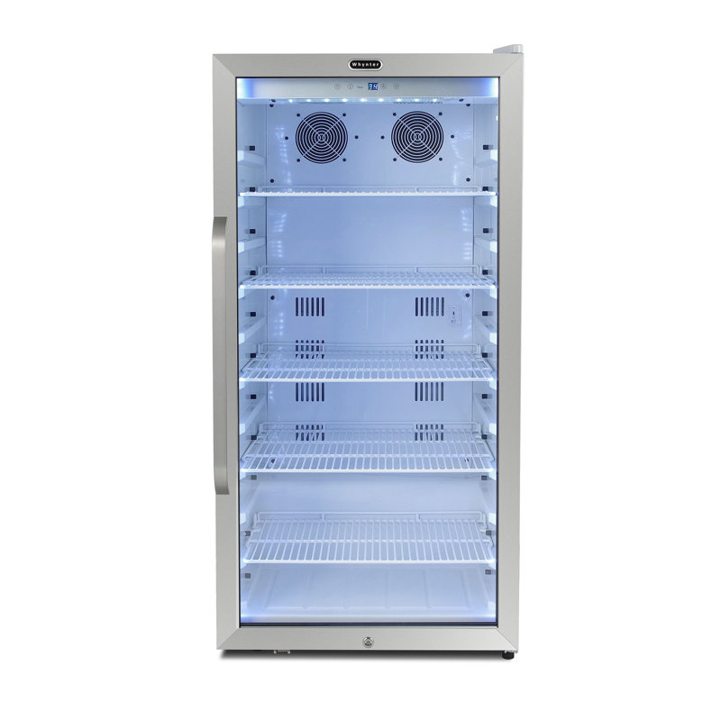 Whynter 8.1 cu.ft. Stainless Steel Beverage Refrigerator with LED Lighting