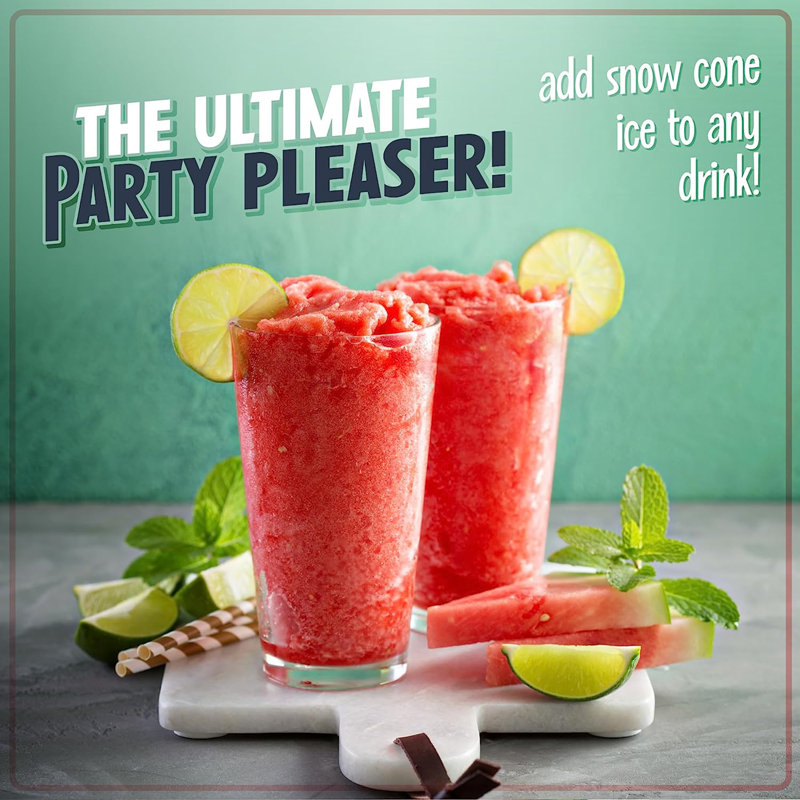 Nostalgia Retro Snow Cone Maker With Snow Cone Syrup Party Kit