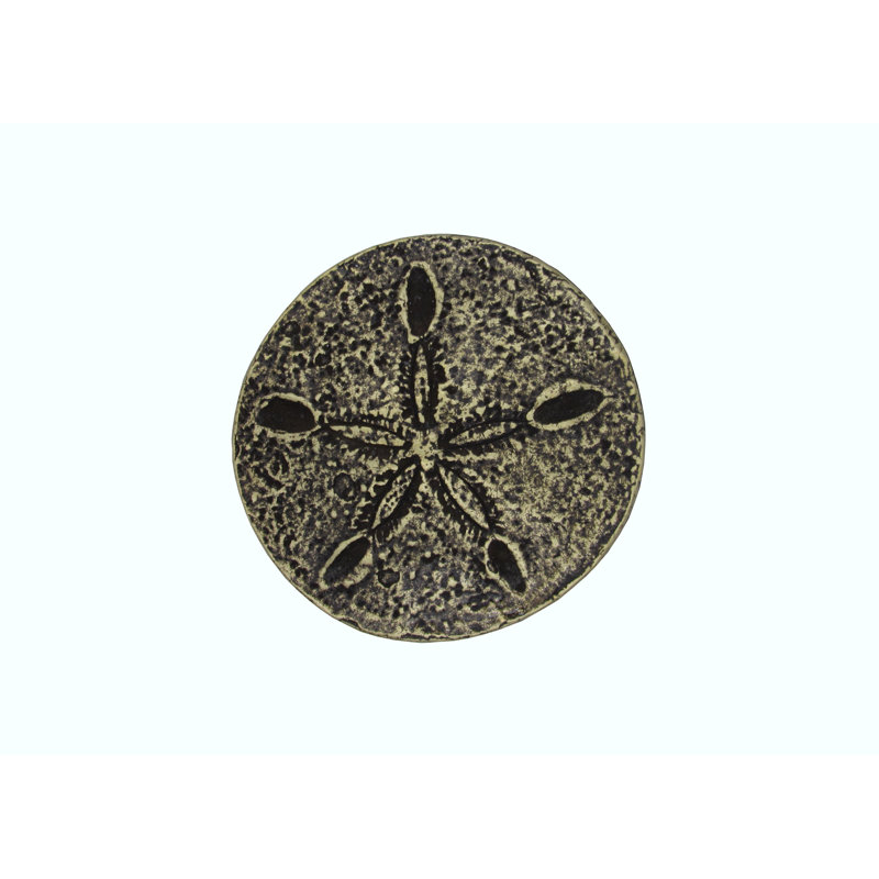 Poignée fantaisie surdimensionnée sable de 2 po, Laiton antique