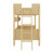 Wooden Bunk Bed In Twin Size, Comes With Three Storage Sections-1891859471