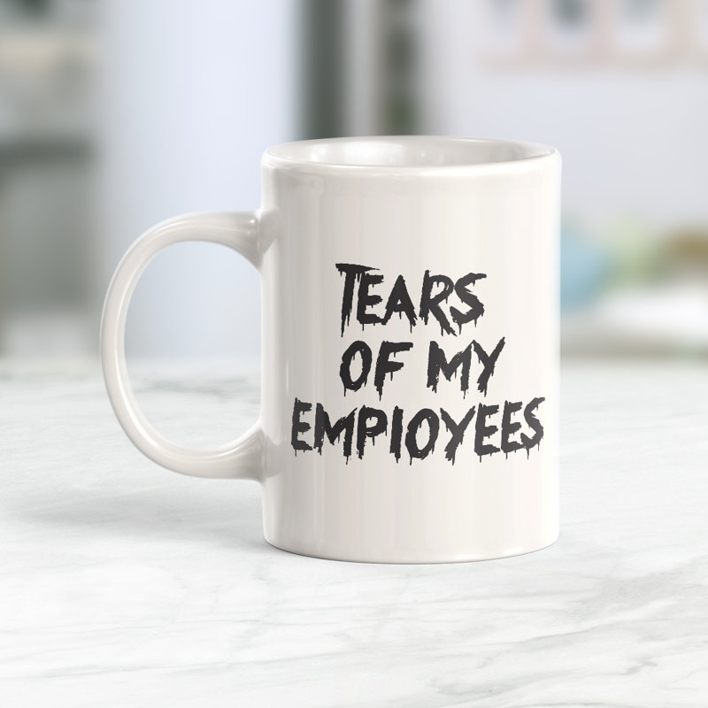 Tasse à café déchirures of My Employees, 11 oz, Plastique