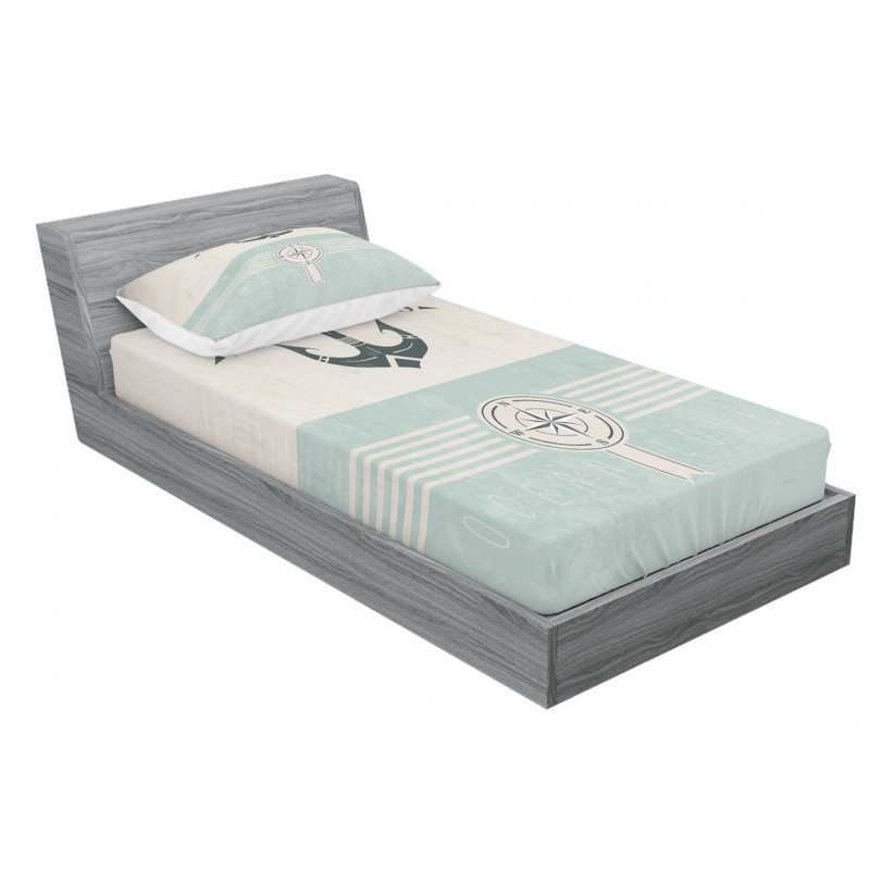 Microfiber Sheet Set, Twin Sheet Set with Fitted Sheet