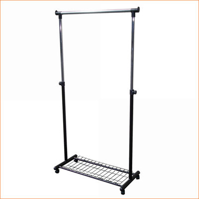 Portemanteaux, portemanteau en métal de 66 po de hauteur - Noir | Noir | Portemanteaux