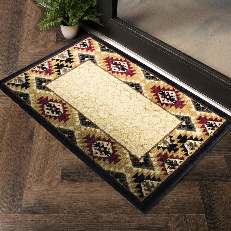 Cream Area Rug 5'3" X 7'3", Polypropylene, For A Cozy Family Room Rug, 5.3 Ft. 7.3 Ft., Cream, Quick-drying (note: This Is Not Feature, But Common Search Term. It Should Be Understood That This Rug