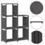 Riaz 103cm W Metal Shelving Unit-1090425190