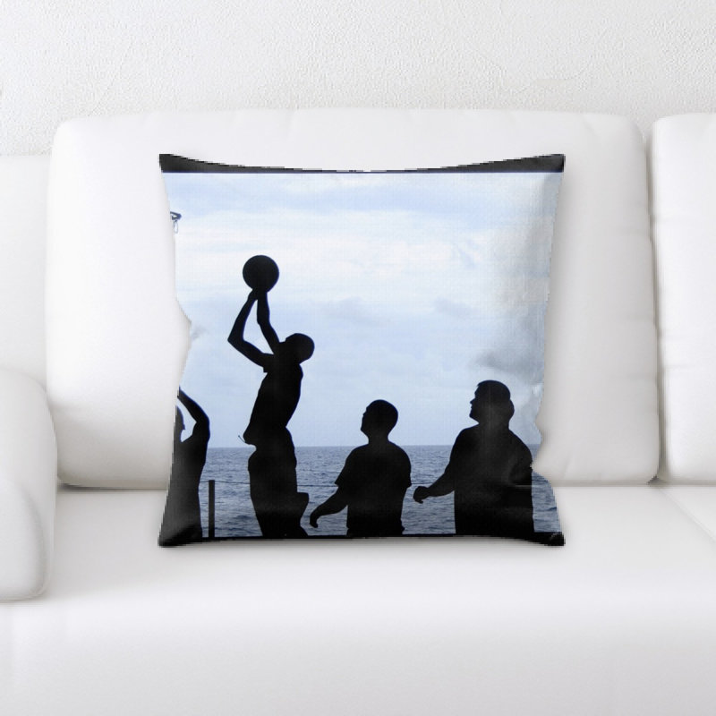 Microsuede Throw Pillow