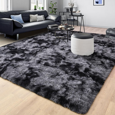 Extra-Large Luxury Soft Tie-Dye Shag Area Rug