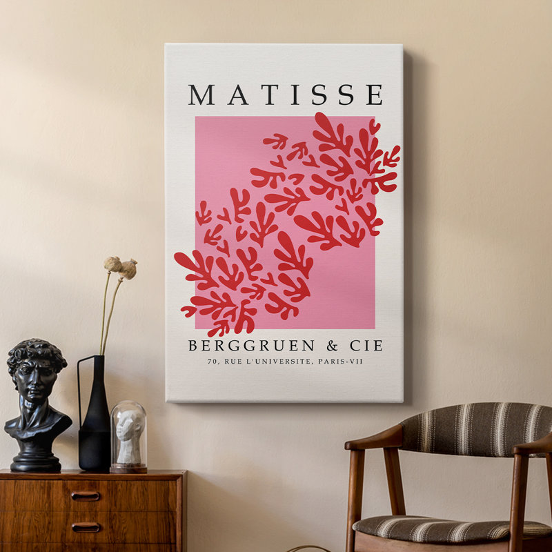 Matisse XLV III, reproduction encadrée - galerie Cavas, H 18 po x l 12 po