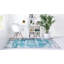 Tapis bleu abstrait Dota-918651174