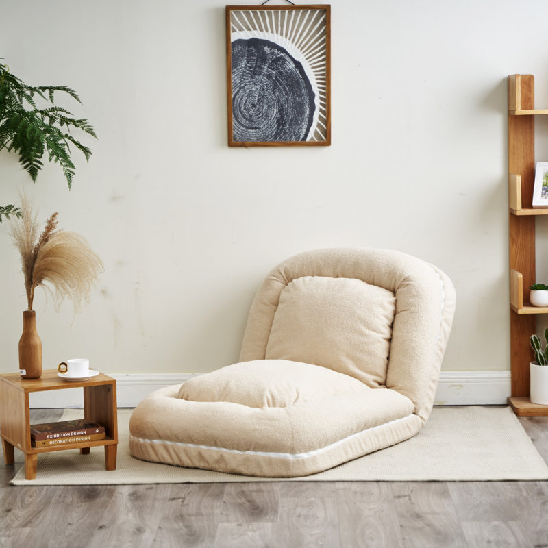 Canapé-lit triple rabattable, Beige