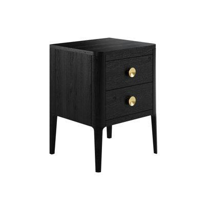Alix 43cm W Solid Wood Bedside Table