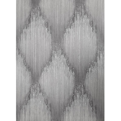 Papier peint texturé abstrait gris géométrique mat gris cendré