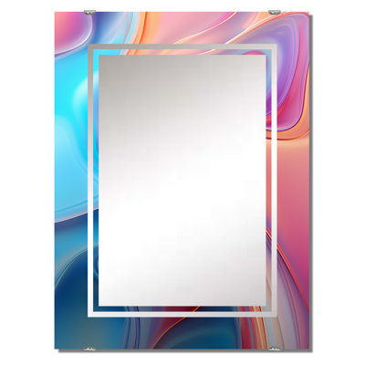 Dreckshage - Abstract Modern Shapes Transitional Decorative Wall Mirror